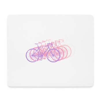 Bicycle Road Bike Vintage Retro Grunge - Mouse Pad (horizontal) - white - Front