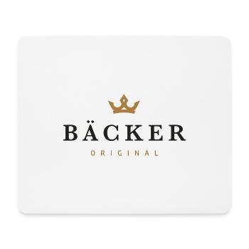 Bäcker Original Familienlogo - Mousepad (Querformat) - Weiß - Vorne