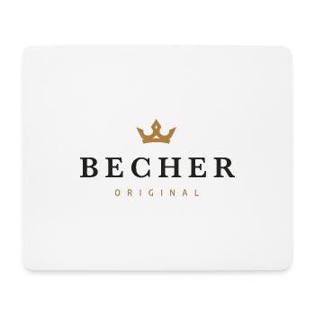 Becher Original Familienlogo - Mousepad (Querformat) - Weiß - Vorne