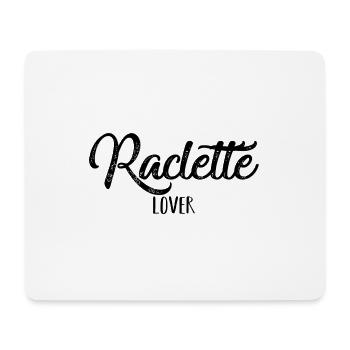 Raclette Lover schwarz - Mousepad (Querformat) - Weiß - Vorne