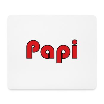 PAPY. FÊTE DES PÈRES. BONNE FÊTE PAPY. JE T'AIME. - Tapis de souris (format paysage) - blanc - Devant