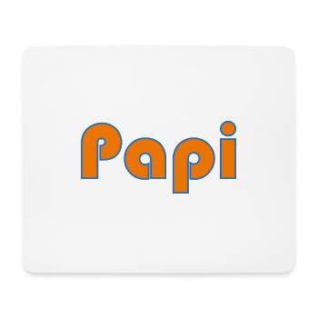 PAPI. PAPA. FÊTE DES PÈRES. BONNE FÊTE PAPA - Tapis de souris (format paysage) - blanc - Devant