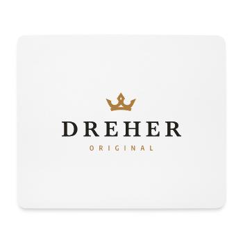 Dreher Original Familienlogo - Mousepad (Querformat) - Weiß - Vorne