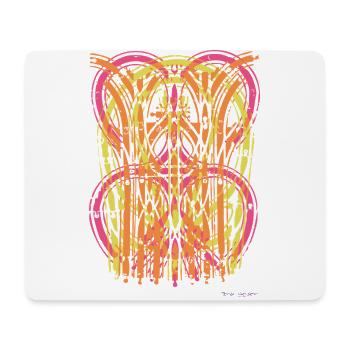 BODYTRACK I - Mouse Pad (horizontal) - white - Front
