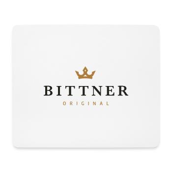 Bittner Original Familienlogo - Mousepad (Querformat) - Weiß - Vorne