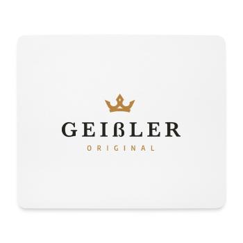 Geißler Original Family Logo - Mouse Pad (horizontal) - white - Front