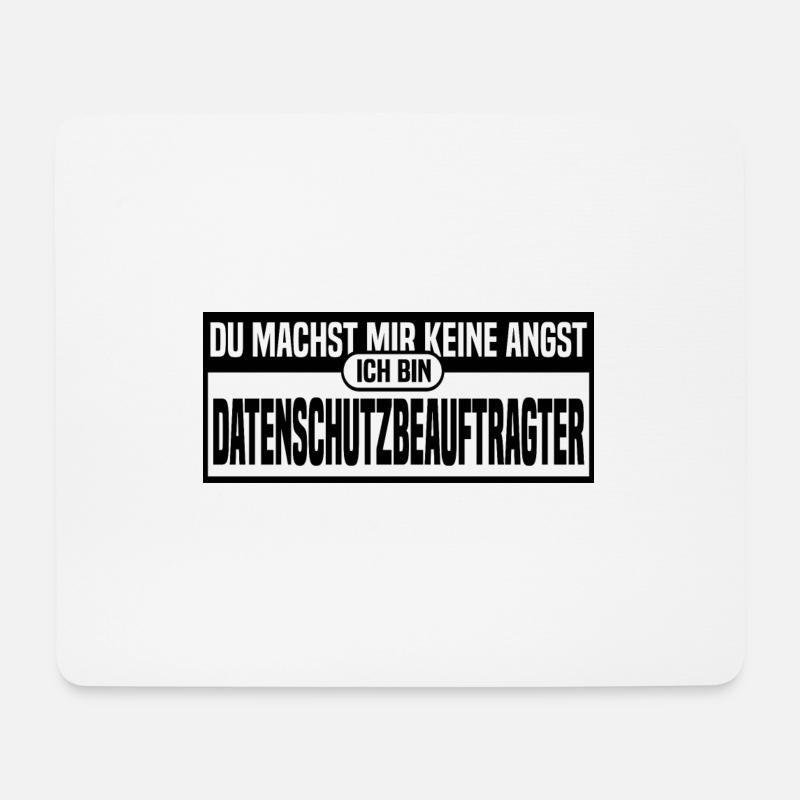 Data protection supervisor - Mouse Pad (horizontal) - white