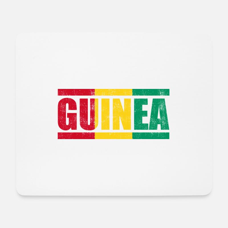 Guinea - Mousepad (Querformat) - Weiß