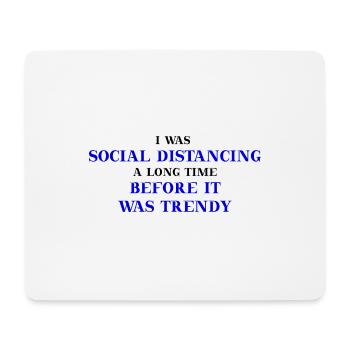 Social Distancing lustige Geschenkidee Corona - Mousepad (Querformat) - Weiß - Vorne