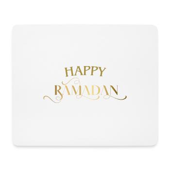 Happy Ramadan Golden - Mouse Pad (horizontal) - white - Front