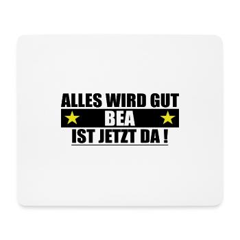 Bea Last Name First Name Birthday - Mouse Pad (horizontal) - white - Front