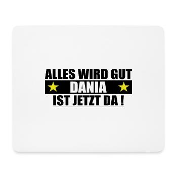 Dania Last Name First Name Birthday - Mouse Pad (horizontal) - white - Front