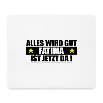 Fatima Last Name First Name Birthday - Mouse Pad (horizontal) - white - Front