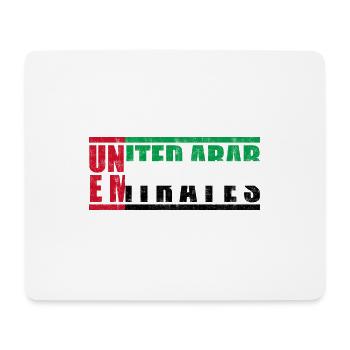Vereinigte Arabische Emirate - Mousepad (Querformat) - Weiß - Vorne