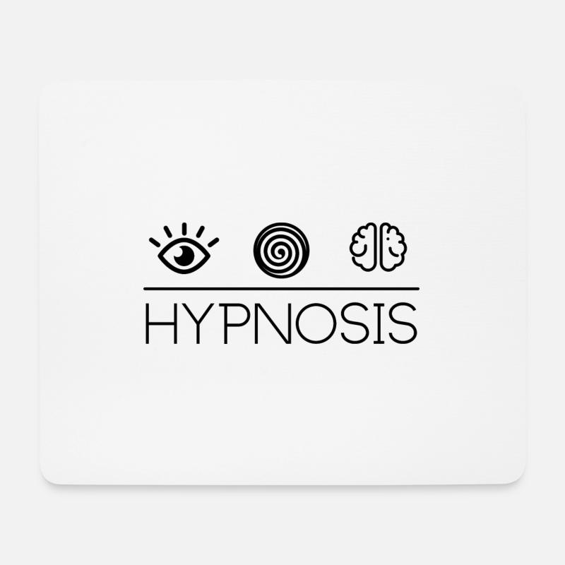 Hypnosis Hypnose - Mousepad (Querformat) - Weiß
