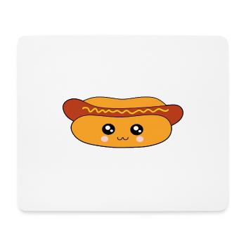 Hot dog Wurst - Mousepad (Querformat) - Weiß - Vorne