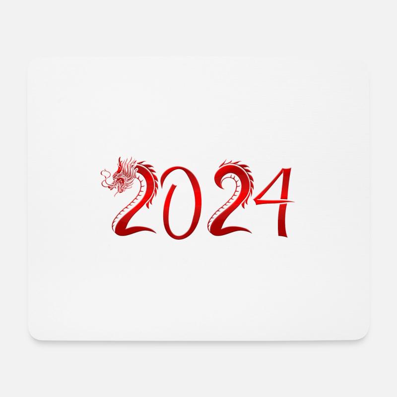 Chinesisches Neujahr Drache China Asian I Geschenk - Mousepad (Querformat) - Weiß