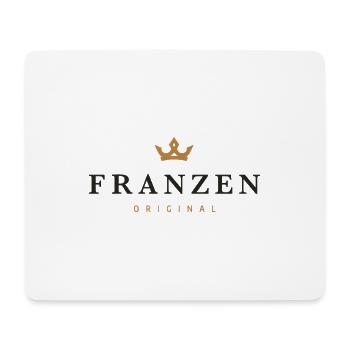 Franzen Original Familienlogo - Mousepad (Querformat) - Weiß - Vorne