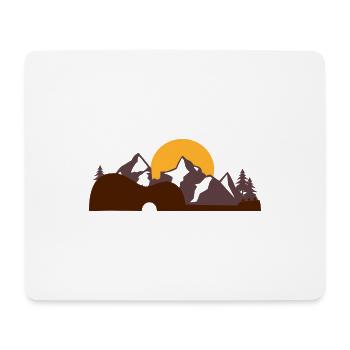 Musiker Ukulele Hawaii Geschenk - Mousepad (Querformat) - Weiß - Vorne