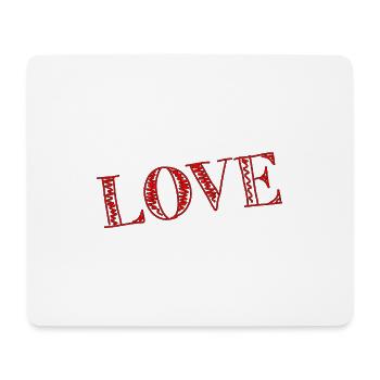 LOVE,JUST MARRIED,VIVE LES MARIES,EVJF,COUPLE - Mouse Pad (horizontal) - white - Front