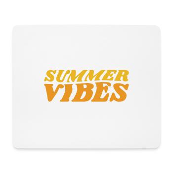 Summer vibes - Mousepad (Querformat) - Weiß - Vorne
