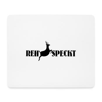 Rehspeckt Geschenk Jäger Jagd Wildschwein - Mousepad (Querformat) - Weiß - Vorne