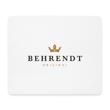 Behrendt Original Familienlogo - Mousepad (Querformat) - Weiß - Vorne