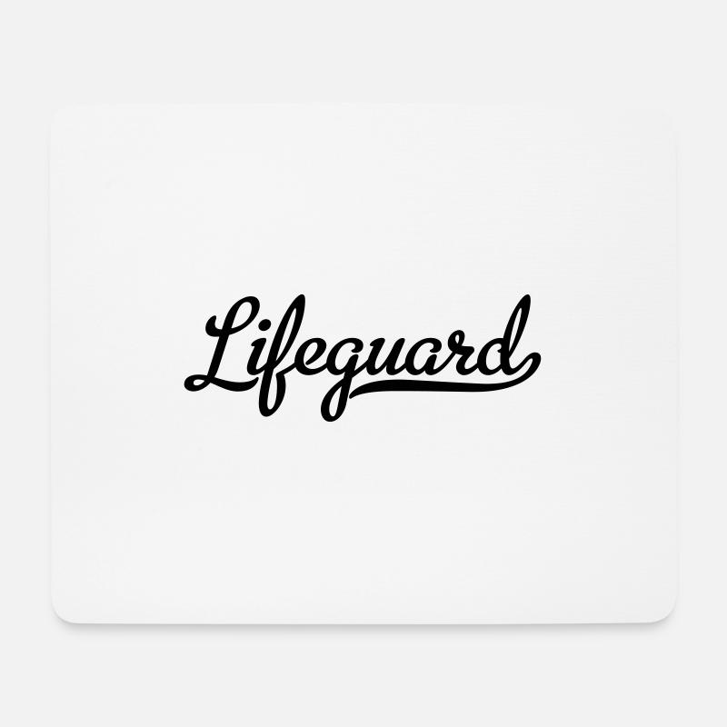 Bademeister - Mousepad (Querformat) - Weiß