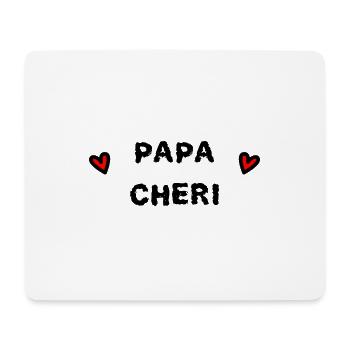 FÊTE DES PÈRES. BONNE FÊTE PAPA. PAPA. BONNE FÊTE - Tapis de souris (format paysage) - blanc - Devant