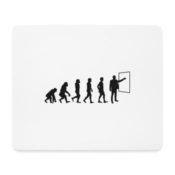 Schule evolution Geschenk Lehrerin Professor - Mousepad (Querformat) - Weiß - Vorne