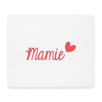 MAMIE. FÊTE DES MÈRES. BONNE FÊTE MAMIE. JE T'AIME - Tapis de souris (format paysage) - blanc - Devant