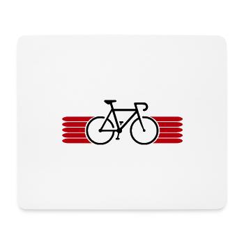 Fahrrad fahren Bike Fahrradfahrer Fahrradfahrerin - Mousepad (Querformat) - Weiß - Vorne