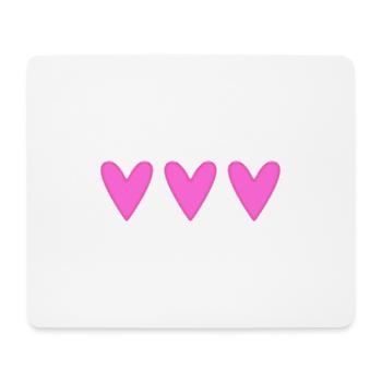 HEART. HEARTS. SAINT VALENTINE. LOVE. LOVE. CHRISTMAS - Mouse Pad (horizontal) - white - Front