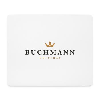 Buchmann Original Familienlogo - Mousepad (Querformat) - Weiß - Vorne