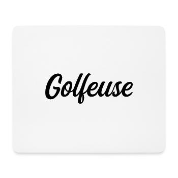 Golfeuse Pro Golf Sport Swing Club Parcours - Tapis de souris (format paysage) - blanc - Devant