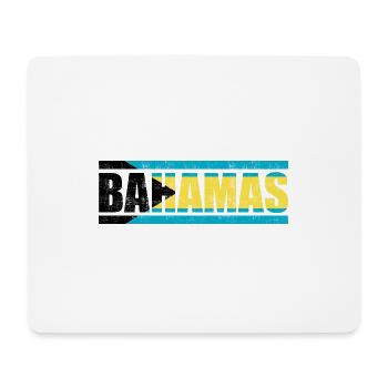 Bahamas - Tapis de souris (format paysage) - blanc - Devant