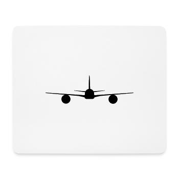 Airplane - Mouse Pad (horizontal) - white - Front