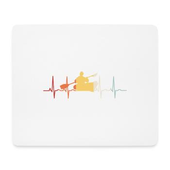 Paddel Kayak EKG Kayak Canots bateau aviron - Tapis de souris (format paysage) - blanc - Devant