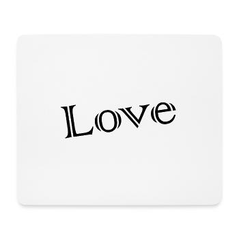LOVE,JUST MARRIED,VIVE LES MARIES,EVJF - Mouse Pad (horizontal) - white - Front