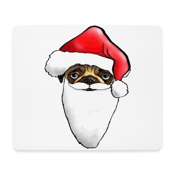 Carlin de Noël - Carlin de Noël laid - - Tapis de souris (format paysage) - blanc - Devant