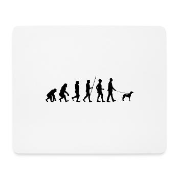Man Dog Education Dogs Saying Gift - Mouse Pad (horizontal) - white - Front