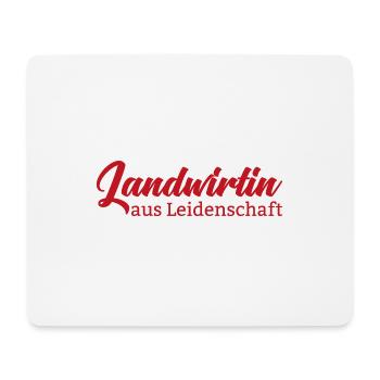 Landwirtin aus leidenschaft Landleben Geschenk - Mousepad (Querformat) - Weiß - Vorne