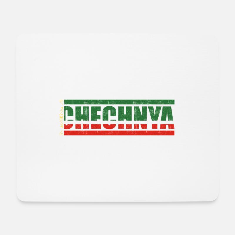 Tschetschenien - Mousepad (Querformat) - Weiß