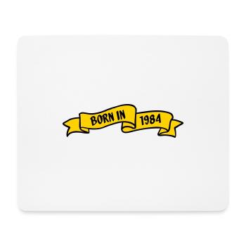 1984 - Mousepad (Querformat) - Weiß - Vorne