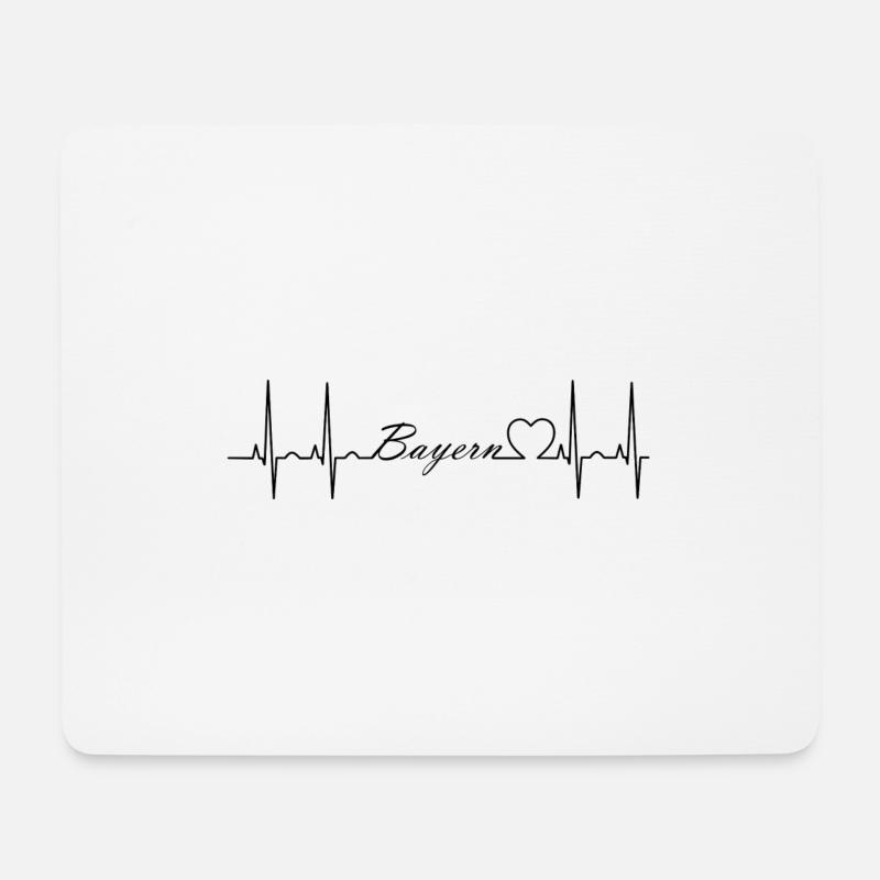 Bayern - Mousepad (Querformat) - Weiß