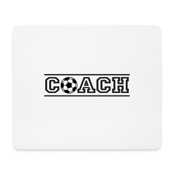 Entraîneur de football - Tapis de souris (format paysage) - blanc - Devant