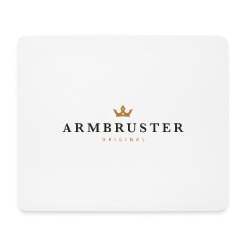 Armbruster Original Familienlogo - Mousepad (Querformat) - Weiß - Vorne