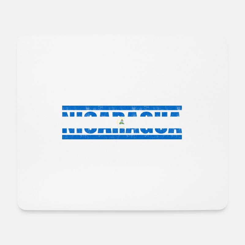 Nicaragua - Mousepad (Querformat) - Weiß