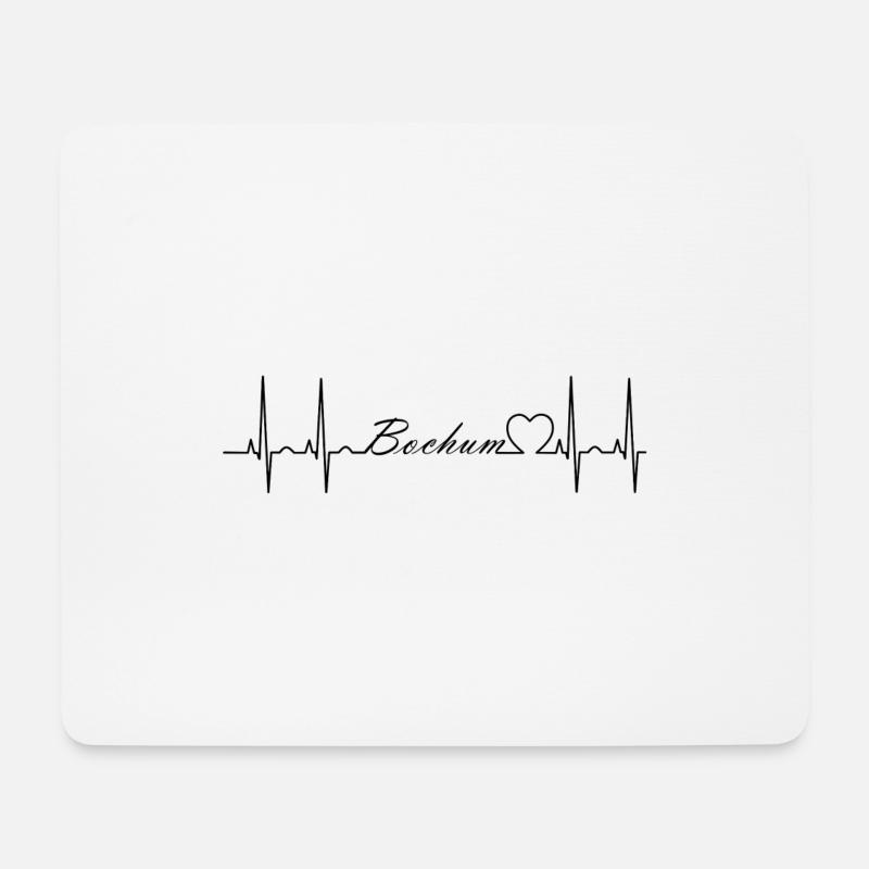 Bochum - Mousepad (Querformat) - Weiß