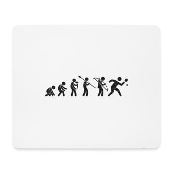 Evolution Table Tennis Black Grunge - Mousepad (Querformat) - Weiß - Vorne